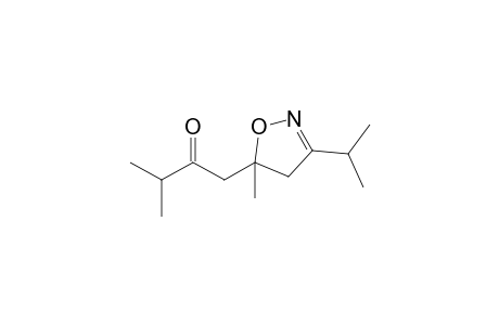 3-(1-Methylethyl)-5-methyl-5-(3-methyl-2-oxobutyl)-2-isoxazoline