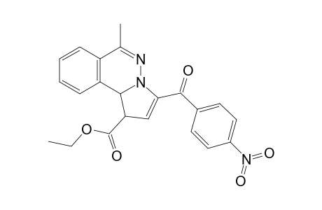 3-(p-Nitrobenzoyl)-1-(ethoxycarbonyl)-6-methyl-10bH-dihydropyrrolo[2,1-a]phthalazine