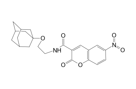 N-[2-(1-adamantyloxy)ethyl]-2-keto-6-nitro-chromene-3-carboxamide