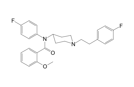 N-(4-Fluorophenyl)-N-(1-[2-(4-fluorophenyl)ethyl]piperidin-4-yl)-2-methoxybenzamide