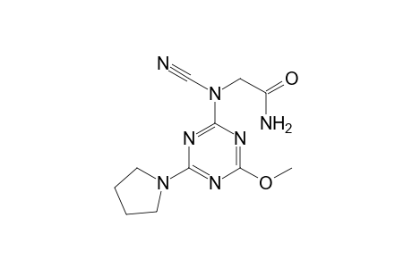 2-[cyano-(4-methoxy-6-pyrrolidin-1-yl-1,3,5-triazin-2-yl)amino]ethanamide