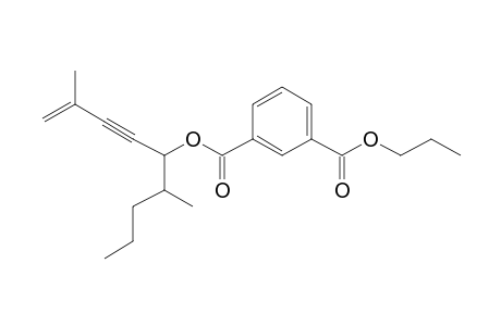 Isophthalic acid, 2,6-dimethylnon-1-en-3-yn-5-yl propyl ester