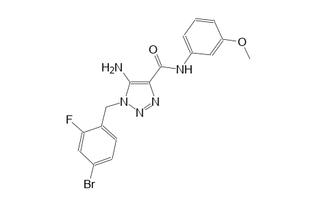 1H-1,2,3-triazole-4-carboxamide, 5-amino-1-[(4-bromo-2-fluorophenyl)methyl]-N-(3-methoxyphenyl)-