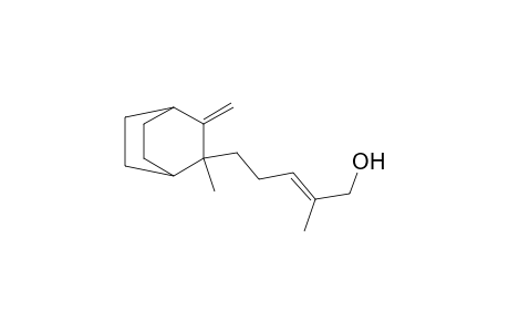 2-Penten-1-ol, 2-methyl-5-(2-methyl-3-methylenebicyclo[2.2.2]oct-2-yl)-, (E)-(.+-.)-