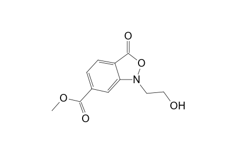 2,1-Benzisoxazole-6-carboxylic acid, 1,3-dihydro-1-(2-hydroxyethyl)-3-oxo-, methyl ester