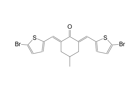 (2E,6E)-2,6-bis[(5-bromo-2-thienyl)methylene]-4-methylcyclohexanone