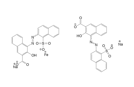 2-Naphthalenecarboxylic acid, 3-hydroxy-4-[(1-sulfo-2-naphthalenyl)azo]-, disodium salt, iron salt
