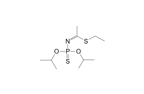 O,O-DIISOPROPYL-N-(ALPHA-ETHYLTHIOETHYLIDENE)AMIDOTHIONOPHOSPHATE