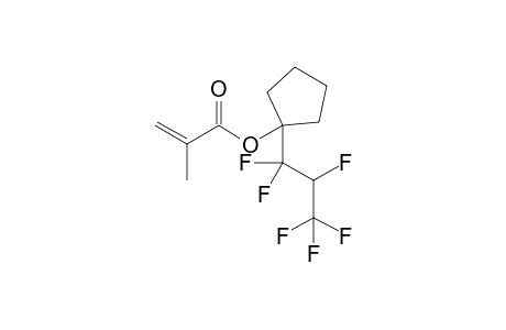 1-(1,1,2,3,3,3-Hexafluoropropyl)cyclopentyl methacrylate