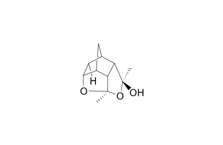 4,11-Dioxa-3,5-dimethyl-3-hydroxytetracycloundecane hemiacetal Cage Compound