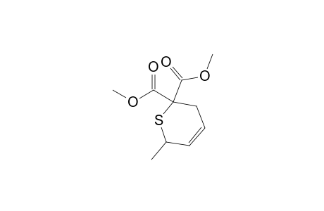 Dimethyl 2-methyldihydrothiopyran-6,6-dicarboxylate