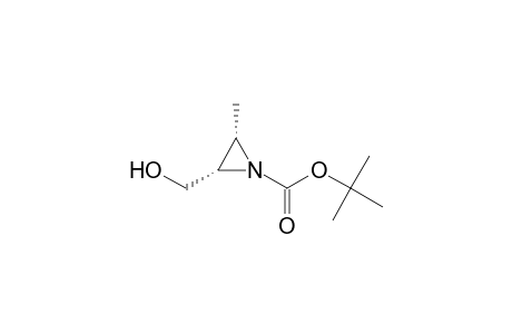 (2S,3S)-2-(hydroxymethyl)-3-methyl-1-aziridinecarboxylic acid tert-butyl ester