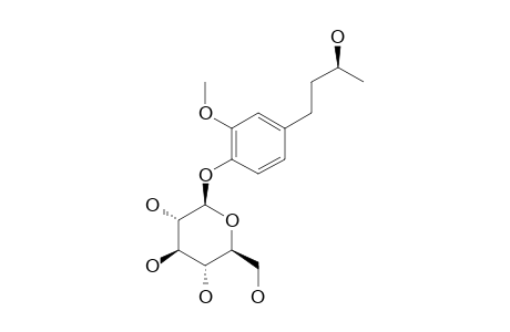 4-[(3S)-3-HYDROXYBUTYL]-2-METHOXYPHENYL-BETA-D-GLUCOPYRANOSIDE
