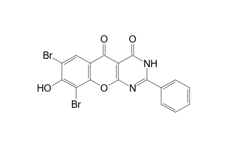 7,9-Dibromo-8-hydroxy-2-phenyl-4H-chromeno[2,3-d]pyrimidine-4,5(3H)-dione