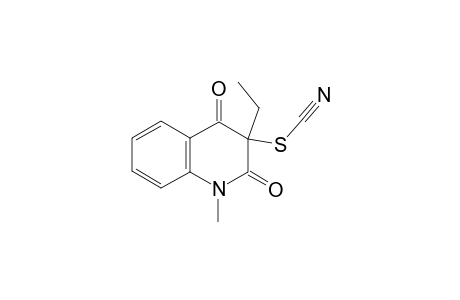 3-Ethyl-1,2,3,4-tetrahydro-1-methyl-2,4-dioxoquinolin-3-yl Thiocyanate