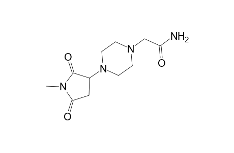 2-[4-(1-methyl-2,5-dioxo-3-pyrrolidinyl)-1-piperazinyl]acetamide