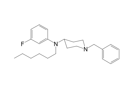 1-Benzyl-N-(3-fluorophenyl)-N-hexylpiperidin-4-amine