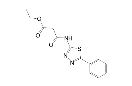 Propanoic acid, 3-oxo-3-[(5-phenyl-1,3,4-thiadiazol-2-yl)amino]-, ethyl ester