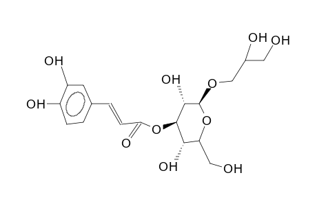 1-O-BETA-D-(3'-CAFFEOYL)-GLUCOPYRANOSYL-GLYCEROL