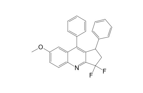 3,3-Difluoro-7-methoxy-1,9-diphenyl-2,3-dihydro-1H-cyclopenta[b]quinoline
