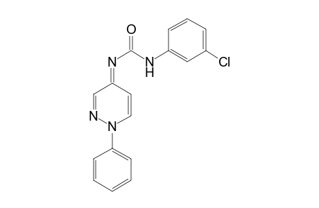 Urea, (3-chlorophenyl)(1-phenyl-4(1H)-pyridazinylidene)-