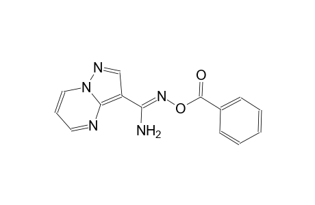 N'-(benzoyloxy)pyrazolo[1,5-a]pyrimidine-3-carboximidamide