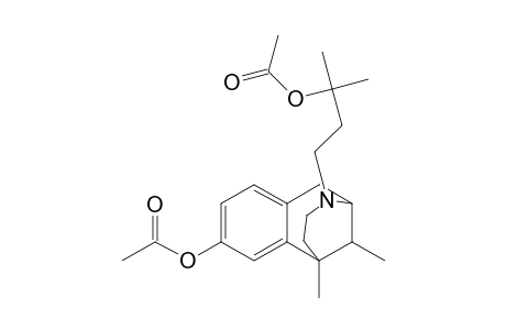 1,2,3,4,5,6-hexahydro-6,11-dimethyl-3-(3-methyl-3-acetoxybutyl)-8-acetoxy-2,6-methano-3-benzazocine