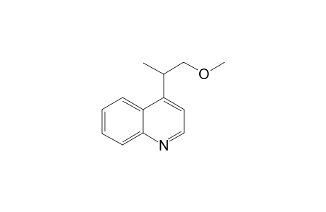 4-[2-Methoxy-1-methyl)ethyl]quinoline
