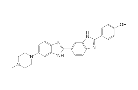 p-[5-(4-methyl-1-piperazinyl)-2,5'-bibenzimidazol-2'-yl]phenol