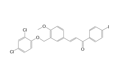 (2E)-3-{3-[(2,4-dichlorophenoxy)methyl]-4-methoxyphenyl}-1-(4-iodophenyl)-2-propen-1-one