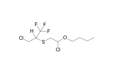 1-TRIFLUOROMETHYL-2-CHLOROETHYL(2-CHLORO-2-BUTOXYETHYL)SULPHIDE