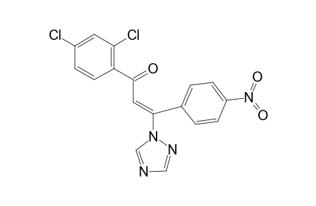 E-3-(4-NITROPHENYL)-3-(1-H-1,2,4-TRIAZOL-1-YL)-1-(2,4-DICHLOROPHENYL)-2-PROPEN-1-ONE