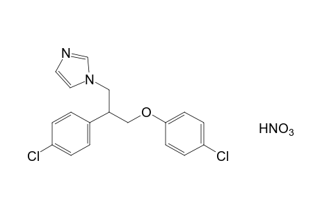 1-[3-(p-chlorophenoxy)-2-(p-chlorophenyl)propyl]imidazole, mononitrate