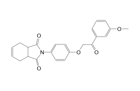 1H-isoindole-1,3(2H)-dione, 3a,4,7,7a-tetrahydro-2-[4-[2-(3-methoxyphenyl)-2-oxoethoxy]phenyl]-