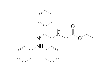 2-[[(2Z)-1,2-diphenyl-2-(phenylhydrazinylidene)ethyl]amino]acetic acid ethyl ester