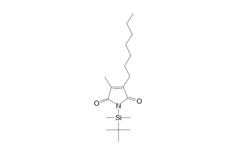 1-(tert-butyldimethylsilyl)-3-heptyl-4-methyl-1H-pyrrole-2,5-dione