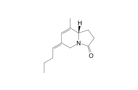 (6Z,8aS)-6-butylidene-8-methyl-1,2,5,8a-tetrahydroindolizin-3-one