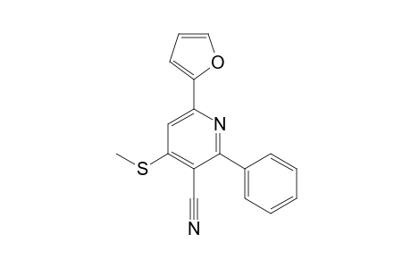 6-(2-furanyl)-4-(methylthio)-2-phenyl-3-pyridinecarbonitrile