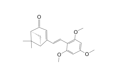 (1R,5S)-7,7-dimethyl-2-[(E)-2-(2,4,6-trimethoxyphenyl)ethenyl]bicyclo[3.1.1]hept-2-en-4-one