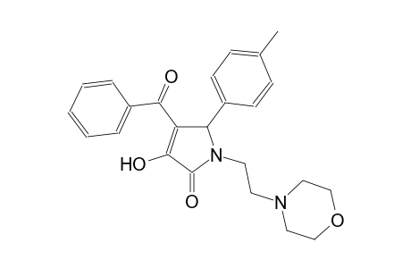 2H-pyrrol-2-one, 4-benzoyl-1,5-dihydro-3-hydroxy-5-(4-methylphenyl)-1-[2-(4-morpholinyl)ethyl]-
