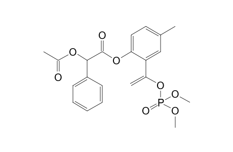 (+-)-Acetoxyphenylacetic acid 2-[1-(dimethoxyphosphoryloxy)vinyl]-4-methylphenyl ester