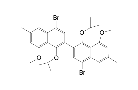2,2'-Bis(4-bromo-1-isopropoxy-8-methoxy-6-methylnaphthalene)