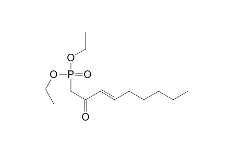 Phosphonic acid, (2-oxo-3-nonenyl)-, diethyl ester, (E)-