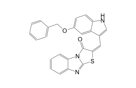 (2E)-2-{[5-(benzyloxy)-1H-indol-3-yl]methylene}[1,3]thiazolo[3,2-a]benzimidazol-3(2H)-one