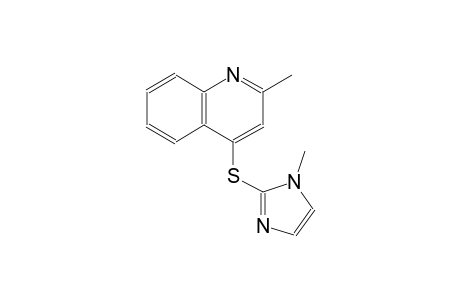 2-methyl-4-[(1-methyl-1H-imidazol-2-yl)sulfanyl]quinoline