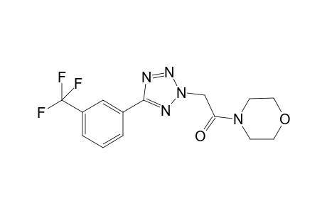 1-(4-morpholinyl)-2-[5-[3-(trifluoromethyl)phenyl]-2-tetrazolyl]ethanone