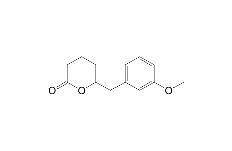 6-[(3'-Methoxyphenyl)methyl]-tetrahydro-2H-pyran-2-one