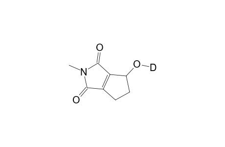 Cyclopenta[c]pyrrole-1,3(2H,4H)-dione, 5,6-dihydro-4-(hydroxy-D)-1-methyl-, (.+-.)-