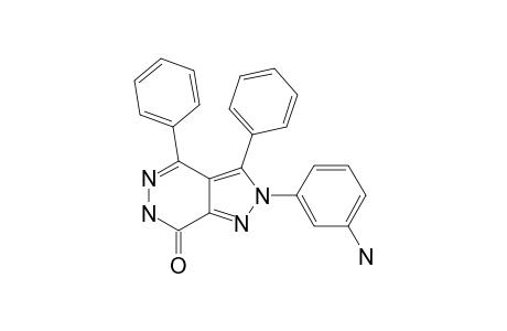 2-(3-AMINOPHENYL)-3,4-DIPHENYL-2,6-DIHYDROPYRAZOLO-[3,4-D]-PYRIDAZIN-7-ONE