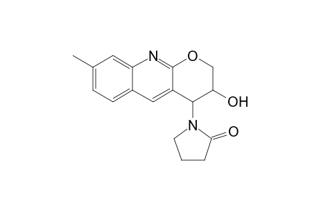 3,4-Dihydro-8-methyl-3-hydroxy-4-(2'-oxo-1'-pyrrolidinyl)-2H-pyrano[2,3-b]quinoline